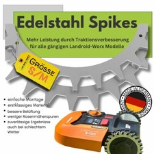 Spikes für Worx Landroid S/M Edelstahl Mähroboter ✅ Rasenroboter Zubehör Garten comprar usado  Enviando para Brazil