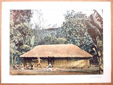TAHITI  La Upa-Upa - Photochromie fin 19ème Gravure comprar usado  Enviando para Brazil