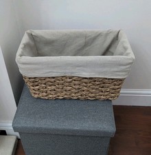 Rush storage basket for sale  BIRMINGHAM