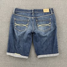 Usado, Bermuda jeans Abercrombie & Fitch feminina tamanho 0 azul jeans algemada elástica comprar usado  Enviando para Brazil