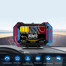 Medidor OBD2 GPS HUD carro digital head up display velocímetro turbo temperatura alarme RPM comprar usado  Enviando para Brazil