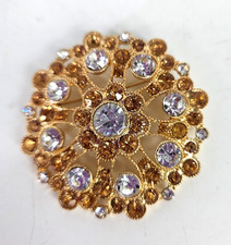 Gold toned rhinestone for sale  Pomona Park