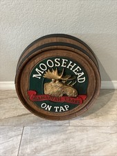 Placa de cabeça de barril vintage Moosehead canadense Lager On Tap Beer 3D Mancave comprar usado  Enviando para Brazil
