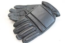 Black leather gloves gebraucht kaufen  Hamburg