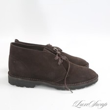 Usado, #1 VESTUÁRIO MASCULINO NOVO SEM CAIXA Anglo Italiano Charuto Camurça 2 Ilhós Vibram Sola Botas Chukka 8.5 comprar usado  Enviando para Brazil