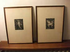 Due litografie ugo usato  Cadelbosco di Sopra