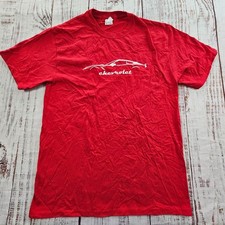 Camiseta masculina de algodão manga curta vermelha Chevrolet American Sports Car M comprar usado  Enviando para Brazil