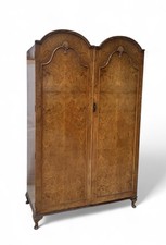 Antique wardrobe walnut for sale  LICHFIELD