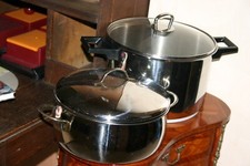 Kochtopf metall edelstahl gebraucht kaufen  Bergisch Gladbach