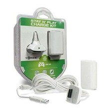 Kit de carregamento de controle Stay N Play - Xbox 360 (BRANCO), usado comprar usado  Enviando para Brazil