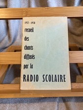 Recueil chants diffusés d'occasion  Rennes