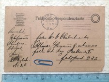 Ww1 germany feldpost d'occasion  Expédié en Belgium