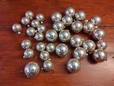 Glass baubles christmas for sale  ATHERSTONE