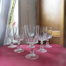 Verres eau cristal d'occasion  Thiaucourt-Regniéville