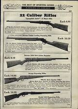 Rifle calibre 22 1931 PAPER AD Stevens repetição parafuso selvagem ação margarida ar comprar usado  Enviando para Brazil