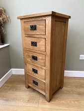 Oak drawer tall for sale  HINCKLEY