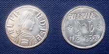 Alfred the Great. Moeda de prata. Azulejo Moneyer. Leia a descrição. comprar usado  Enviando para Brazil