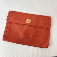 Usado, Bolsa de mão Longchamp couro laranja usada Japão comprar usado  Enviando para Brazil