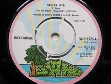 Roxy Music Street Life 7" Island WIP6173 EX 1974 Street Life/Hula Kula na sprzedaż  Wysyłka do Poland