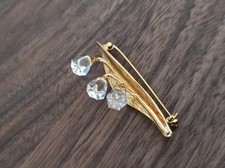 Spilla swarovski fiori usato  Caronno Pertusella