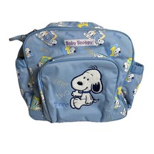 Vintage Peanuts Baby Snoopy One Two Três Mamadeiras e Bolsa de Fraldas 12"x6"x10" comprar usado  Enviando para Brazil