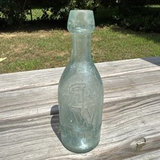 Garrafa de água vintage 1800 Schenectady, Nova York W R vidro verde comprar usado  Enviando para Brazil