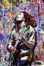 Pôster Bob Marley, Bob Marley Reggae Pop Art Tributo Impressão Frete Grátis EUA comprar usado  Enviando para Brazil