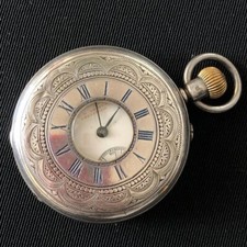 Relógio de bolso vintage prata esterlina Zetland inglês Sheffield século 19 comprar usado  Enviando para Brazil