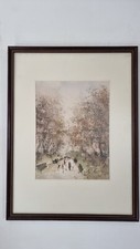 Peinture aquarelle paysage d'occasion  Fayence