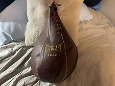 Bolsa de pancadas Everlast 4212 couro velocidade boxe MMA década de 1950? Vintage comprar usado  Enviando para Brazil