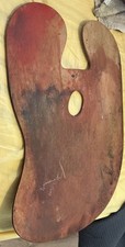 Usado, Paleta de artista madeira usada vintage pintura mista decoração de parede estúdio arte suprimentos comprar usado  Enviando para Brazil