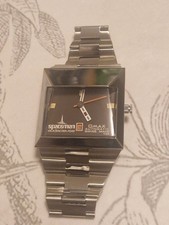 Omax Spaceman Audacieuse Automatyczny zegarek męski Ciemnobrązowy Tarcza Szwajcarski Vintage Rzadki, używany na sprzedaż  Wysyłka do Poland