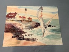 Vtg original watercolor for sale  Beaufort
