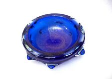 VASO TIGELA DE VIDRO ARTE AZUL E DOURADO MURANO VENEZIANO ARQUIMEDES SEGUSO comprar usado  Enviando para Brazil