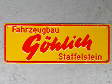 Altes blechschild fahrzeugbau gebraucht kaufen  Coburg