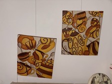 Coppia quadri moderni usato Coppia quadri moderni usato  Carosino