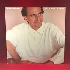 JAMES TAYLOR That's Why I'm Here 1985 Vinyl LP + INSERT Record original record B comprar usado  Enviando para Brazil