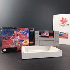 CAIXA 1993 Disney Aladdin SNES Super Nintendo caixa original LEIA DESC. JAPÃO comprar usado  Enviando para Brazil