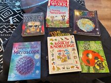 Lot of 8 USBORNE Books Homeschool Science History Animals Reference Library comprar usado  Enviando para Brazil