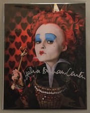 Foto reimpressão autografada 8,5x11" Helena Bonham Carter RED QUEEN Alice  comprar usado  Enviando para Brazil