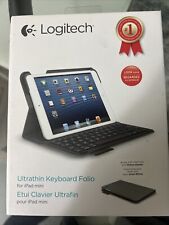 Logitech Inalámbrico Ultradelgado Teclado Folio Estuche iPad Mini 1 2 3 Retina Velo Gris segunda mano  Embacar hacia Argentina