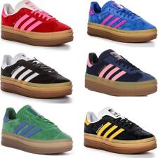 Adidas IH7496 Gazelle Bold 3-warstwowa gumowa podeszwa damskie trampki czerwone różowe UK 3 - 8 na sprzedaż  Wysyłka do Poland
