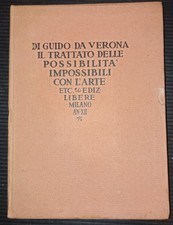 Guido verona trattato usato  Italia