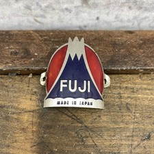 Distintivo vintage Fuji Bike Headtube metal esmalte Mt Fuji anos 80 vermelho azul feito no Japão comprar usado Distintivo vintage Fuji Bike Headtube metal esmalte Mt Fuji anos 80 vermelho azul feito no Japão comprar usado  Enviando para Brazil
