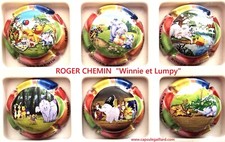 NEWS - Série de 6 Capsules de champagne - ROGER CHEMIN "Winnie et Lumpy" comprar usado  Enviando para Brazil