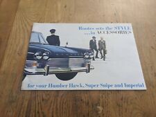 Original rootes humber for sale  NORTHAMPTON