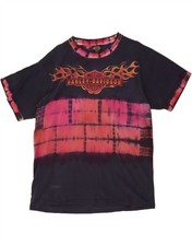 Camiseta masculina gráfica HARLEY DAVIDSON grande azul marinho motocicleta DI50 comprar usado  Enviando para Brazil