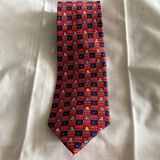 Cachorro Tommy Hilfiger com um osso gravata 100% seda. comprar usado  Enviando para Brazil