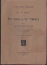 Montessori metodo pedagogia scientifica educazione infantile1913 tav. illustrate comprar usado  Enviando para Brazil