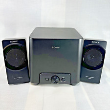 Sistema de alto-falante ativo som Sony SRS-D4 computador 2.1 e subwoofer na caixa comprar usado  Enviando para Brazil